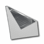 Papier d'aluminium isolant 35,5 cm x 35,5 cm (1 000 feuilles par carton)