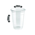 Verre en plastique PET 20 oz - 98 mm (1 000 pièces par caisse)
