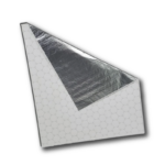 Papier d'aluminium isolant 40 cm x 40 cm (1 000 feuilles par carton)