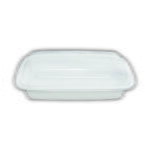 Lot de barquettes Deli Blanc rectangulaires de 28 oz (150 pièces par carton)