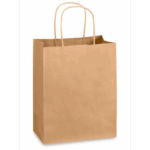 Sac Papier Poignée Torsadée 12''x7''x17'' (250/caisse)