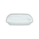 Lot de 150 barquettes Deli Blanc rectangulaires de 450 g (16 oz) par carton
