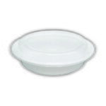 Contenant Deli Blanc Rond 48 oz Combo (150/caisse)