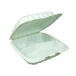 Boîte MFPP blanche 22,86 cm x 22,86 cm, 3 compartiments (150 pièces par carton)