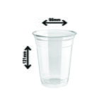 Verre en plastique PET 16 oz - 98 mm (1 000 pièces par caisse)