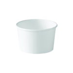 Bol en carton blanc pour crème glacée, 340 g (500 pièces par carton)