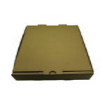 Boîte à pizza Kraft en carton ondulé 40,6 cm x 40,6 cm x 4,4 cm (50 pièces par paquet)