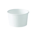 Bol en carton blanc pour crème glacée, 450 g (500 pièces par carton)